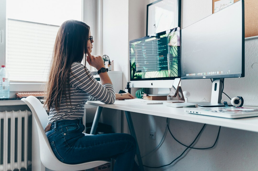 freelance developer working remotely